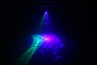Lampu Panggung Profesional Pola Air Lubang Ganda Warna Hijau Biru Laser