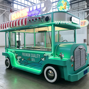 Chariot de vente ambulante pour desserts, glaces, bonbons, jus et smoothies, avec système d'eau électrique, taille personnalisable, design tendance - Product Image 1