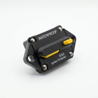 Interruptor de Circuito de CC de 48V E9C 250A con Pernos de 3/8'', Reinicio Manual, Impermeable IP67, para Camiones, Autocaravanas y Embarcaciones