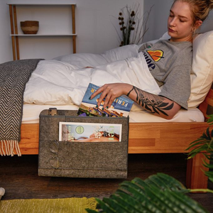 Durable House Keeping Bed <strong>Bedside</strong> <strong>Organiser</strong> <strong>Bedside</strong> Hanging Storage Bag Breast Milk Storage Bag Modern - Product Image 2