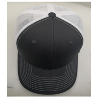 Topi Trucker Model 112 dengan merek kustom topi bisbol dalam kain dan poliester untuk olahraga grosir dengan Logo kosong dicetak