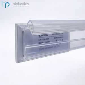 Hiplastics SGTPHD1-3 hiển thị Kệ talkers thermoformed nhựa ESL đường sắt giá kỹ thuật số thẻ chủ cho bán lẻ - Product Image 2
