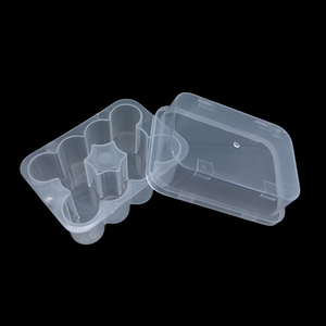 Caja de Almacenamiento de Plástico PP Vacía al por Mayor para Viales, Caja de Embalaje de Plástico Transparente para Polvo Liofilizado de Diez Piezas - Product Image 5