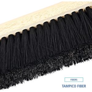 Boardwalk BWK20224 2,5 pouces Poils en fibres de Tampico noirs 24 pouces Tête de brosse pour le nettoyage des sols - Product Image 2