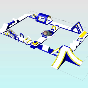 <span class=keywords><strong>Parc</strong></span> aquatique gonflable modulaire flottant, <span class=keywords><strong>grand</strong></span> parcours d'obstacles aquatiques gonflable, plusieurs jeux d'obstacles pour les entreprises hôtelières - Product Image 1
