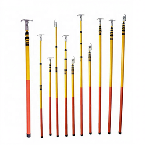 Telescopic Fiberglass High Voltage Operating Hot Stick - Product Image 1