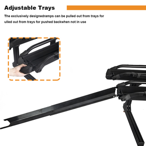 Portabicicletas Trasero de Acero OEM para Bicicletas Eléctricas, Soporte para Bicicletas de Montaña, Capacidad para 2 Bicicletas de hasta 45 kg Cada Una - Product Image 4