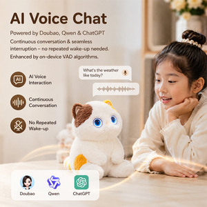 หุ่นยนต์แมวอัจฉริยะ AI รุ่นใหม่ ปี 2026 ของเล่นตุ๊กตาพูดคุยได้ ของเล่นเสริมพัฒนาการเด็ก ของเล่นเสริมทักษะวิทยาศาสตร์ - Product Image 2