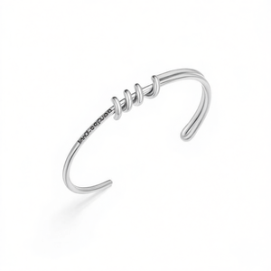 Amy Amy Fashion <b>Cuff</b> <b>Bracelet</b> B1117 <b>Silver</b> Plated Alloy Women's Classic Jewelry Gift - Product Image 3