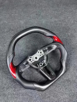 Accesorios Interiores para Mazda 3 6 CX-4 CX-5 RX-7, Volante de Cuero y Fibra de Carbono, Ajuste Personalizado para Modelos Mazda