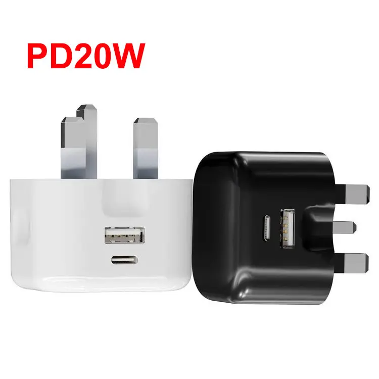 UK original 20w Usb Type c Mobile Phone Watch Wall Fast Charger Adapter for Apple iphone 7 11 12 13 pro max plus xr xs