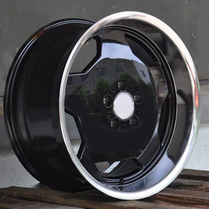 Rines de Aleación Fundida 5x112 de 18 Pulgadas, Diseño Cóncavo Negro Brillante para <span class=keywords><strong>Mercedes</strong></span> W126 <span class=keywords><strong>W210</strong></span> W203 W124 R129, Gran Venta - Product Image 3