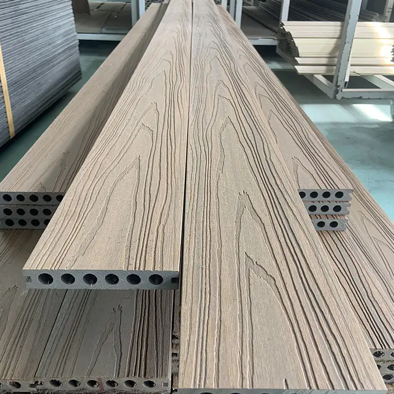 외부 사용을 위한 반대로 UV wpc decking 널 합성 도와 마루