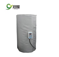 Housse chauffante à température réglable pour fûts, en silicone isolant, pour fûts IBC de 55 gallons, avec contrôle de la viscosité et économie d'énergie