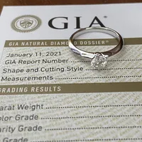 Haute qualité, certifié G SI1 1, 100% diamant naturel, prix en pointe, sans feu