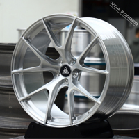 Nouvelle jante WOAFORGED légère en alliage d'aluminium forgé, 16-24 pouces, 8J, Deep Dish, Hyper Black Polished, 120 PCD, 5X114.3, TE37 VS5RS