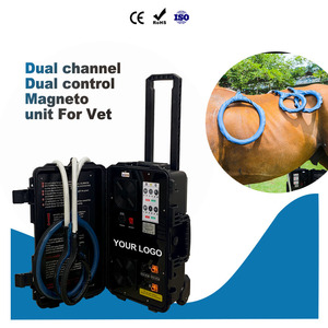 Dispositivo Veterinario Portátil PEMF de Doble Control, Terapia de Bucle Magnético de Alta Potencia para el Alivio del Dolor en Animales - Product Image 1