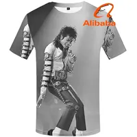 Newest Women/Men's Michael Jackson Graphic Tee 3D Print Casual T-Shirt