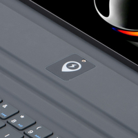 Fabrika Toptan Satış OEM/ODM Yeni İnce Akıllı Kablosuz Klavye Kılıfı Dokunmatik Yüzey Düğme Pil 11'' iPad Air 2024 Koyu Gri Hafif