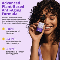 Uocasi Private Label Anti-rimpelcrème, verjongende en verstevigende crème, voedt, retinol-alternatief, natuurlijke Bakuchi-olie