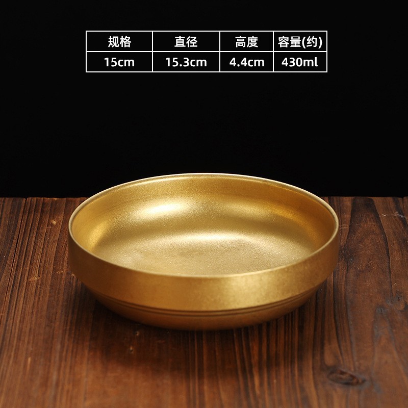 15cm kimchi bowl (vintage gold)