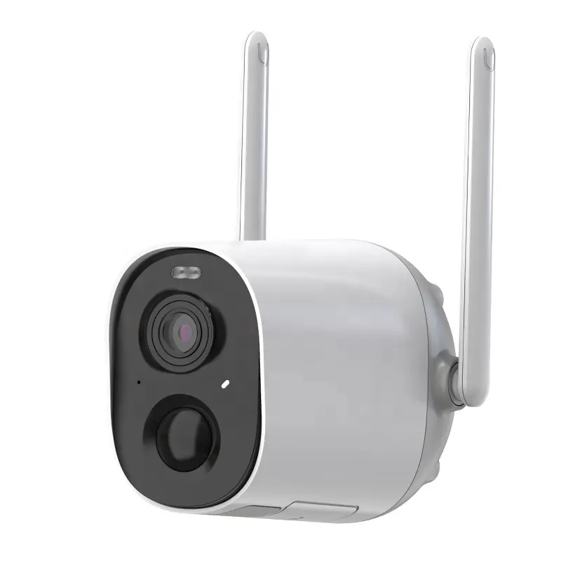 Hot Koop Slimme Camera 2mp Draadloos Buitenzonnepaneel Wifi Beveiligingsbatterij Kogelcamerasysteem Netwerkcamera