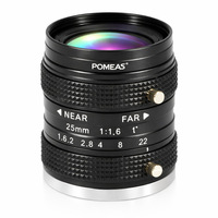 Objectif de vision industrielle haute définition 5 millions de pixels, mise au point manuelle, revêtement antireflet, personnalisable OEM
