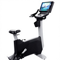 JW-NY411S Kommerzielles Standfahrrad mit 15,6-Zoll-Farbdisplay, EMS-Selbstgenerierendes Fitness-Heimtrainer