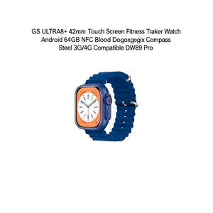 Reloj Inteligente GS ULTRA8+ de 42mm con Pantalla Táctil y Rastreador de Actividad Física, Android 64GB, NFC, Oxígeno en Sangre, Brújula, Acero, Compatible con 3G/4G, DW89 Pro - Product Image 1