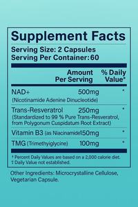 Oem odm nad קפסולות להוסיף כמוסות nad טבעוני תוספת שדרוג nad עבור ספיגה גבוהה - Product Image 3