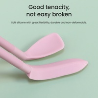 Paquet de 10 mini spatule et grattoir résistants à la chaleur en silicone pour micro-ondes, sans BPA, pour la cuisson au barbecue