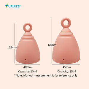 Furuize OEM, superventas, <span class=keywords><strong>Copa</strong></span> <span class=keywords><strong>plegable</strong></span> para mujer, copas menstruales reutilizables ecológicas para mujer, hechas de silicona de grado médico - Product Image 3