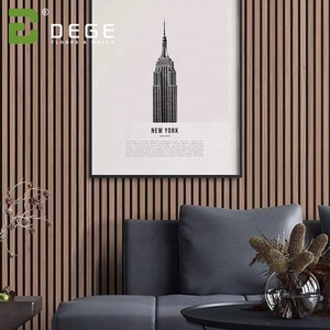 3D Mdf wood Pet Strip <span class=keywords><strong>pannello</strong></span> scanalato fonoassorbente <span class=keywords><strong>pannello</strong></span> acustico <span class=keywords><strong>pannello</strong></span> a doghe insonorizzate in <span class=keywords><strong>legno</strong></span> massello di quercia per pannelli a parete soffitto - Product Image 4