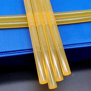11MM di colla trasparente gialla Stick colla adesiva Hot Melt Stick per scatola di vino imballaggio colla adesiva veloce