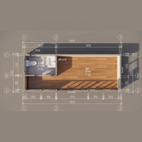 Tiny House Apple Cabin Maison Préfabriquée Moderne Pod de Glamping Bureau de Jardin Studio Airbnb Annexe ADU Boutique Villa