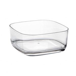 <b>Large</b>-capacity Eco-Friendly Transparent Acrylic Modern Food Salad Serving and Stirring Container with Utensils Included - Product Image 1