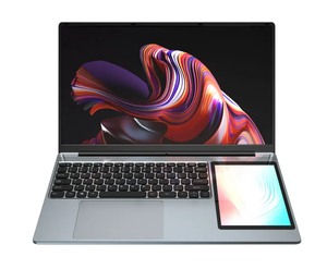 Ordenador portátil del OEM 15,6 + pantalla dual de 7 pulgadas Intel Celeron N5095 Win 11 ordenador portátil de la pantalla táctil con el desbloqueo de la huella dactilar para el negocio - Product Image 2