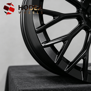 Jantes de voiture forgées de luxe à 5 trous, à rayons fendus, 18/19/20/21/22/23/24 <span class=keywords><strong>pouces</strong></span>, noir brillant, jantes de rechange pour Benz Classe S, X7 - Product Image 3
