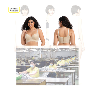 OEM/ODM Mujeres Íntimos Deep V Tallaje Grande <span class=keywords><strong>Sujetador</strong></span> Lencerí<span class=keywords><strong>a</strong></span> Sexy Ajustable Push up Bra - Product Image 1