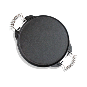 <span class=keywords><strong>Plaque</strong></span> <span class=keywords><strong>de</strong></span> barbecue réversible à deux poignées pour cuisinière à gaz - Product Image 5