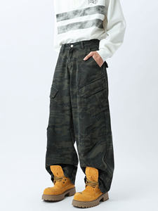 Kai6007/Pantalon décontracté de style américain, camouflage, vêtements de travail, pantalon ample pour homme, jambe large, machette, nouveau modèle 2026, grande taille - Product Image 3