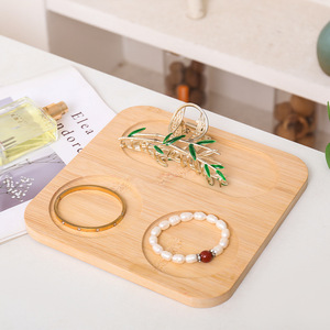 Posavasos creativos de madera, bandejas de té de bambú, tapetes para té, manteles individuales, platillos cuadrados para té, tapetes aislantes del calor de estilo japonés, hechos a mano. - Product Image 2