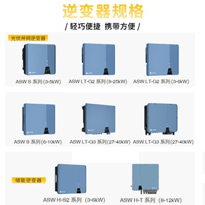 Inversor trifásico Aiswei Asw33 de 60kw para conexión a red para sistemas solares fotovoltaicos - Product Image 5