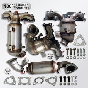 Convertisseur catalytique pour Citroën <span class=keywords><strong>C5</strong></span> C4L Peugeot 307 3008 508 1.6T 2.0 2.3 Système de collecteur d'échappement OEM 9800092780 0341Q7 - Product Image 1