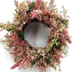 Factory Customization Craft Wedding Artificial <strong>Spring</strong> Front Door Pink <strong>Wreath</strong> - Product Image 3