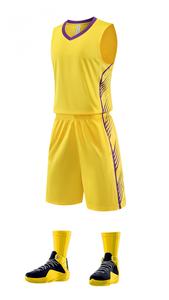 Ensemble d'uniformes de basket-ball pour hommes, léger et respirant, conçu par le fabricant, vêtements de sport en gros personnalisés, sweat-shirt imprimé, maillot - Product Image 2