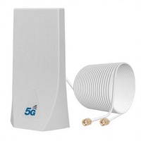 Antenne WiFi de type T 3dBi 2,4 GHz, amplificateur de signal, antenne plate extérieure pour drone IoT