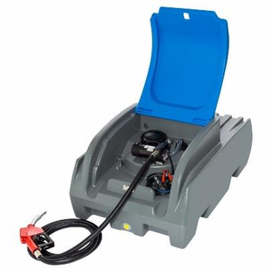 Réservoir de carburant pour moteur diesel/essence en HDPE de 200 L avec pompe incluse, jerrycan portable haute sécurité - Product Image 1