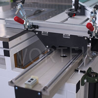 Scie circulaire horizontale miniature multifonctionnelle Vortek, moteur de précision, machine à bois portative pliable, scie en acier inoxydable