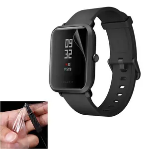 Protector de Pantalla Suave de TPU Eraysun para Reloj Inteligente <span class=keywords><strong>Huami</strong></span> <span class=keywords><strong>Amazfit</strong></span> <span class=keywords><strong>Bip</strong></span> <span class=keywords><strong>S</strong></span>, Cubierta Protectora Transparente - Product Image 1